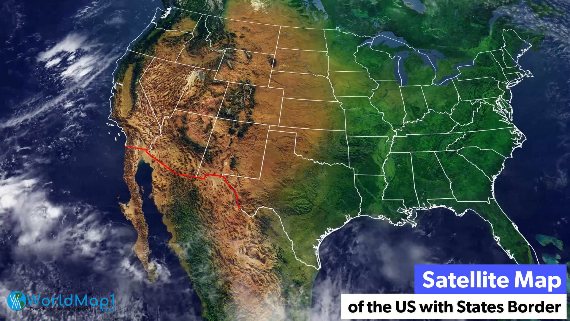 States of United States Map